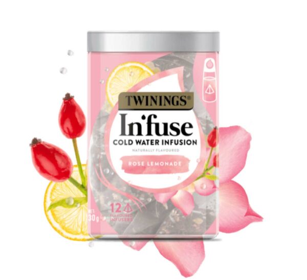 Twinings Infuse Cold Water Infusion – Rose Lemonade